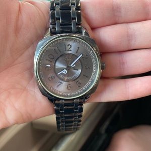 Juicy Couture Gunmetal Bling Watch